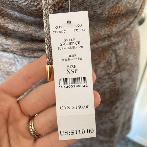 White House Black Market NWT snake skin print mini dress. - Picture 5 of 13